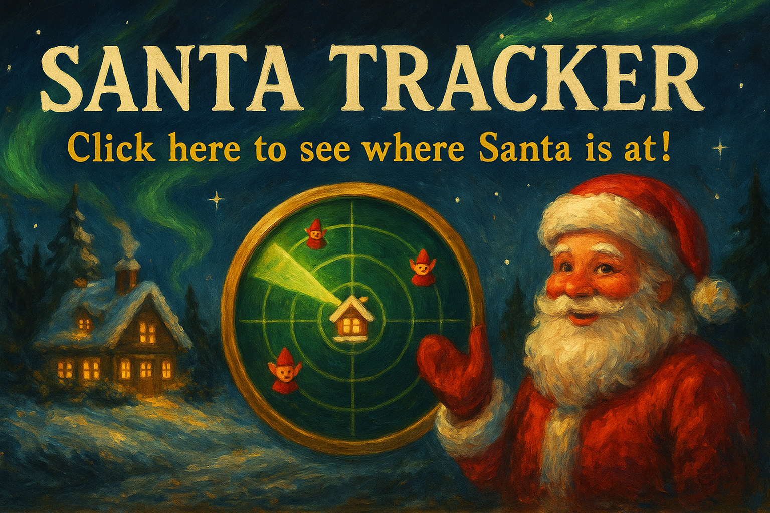 Santa Tracker preview inside Elf Messenger